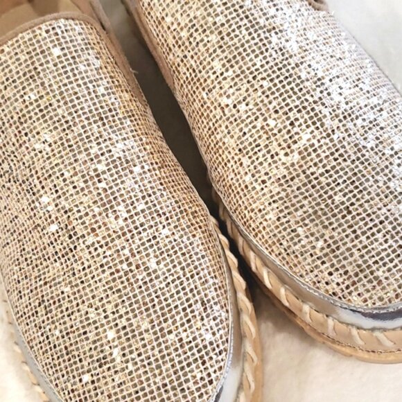 JOLIMALL Gliter Platform Slip On Loafer/Sneaker - Picture 2 of 13